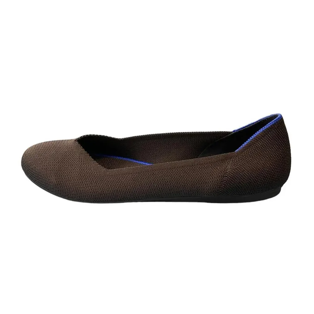 Rothy's The Point black slip on flats, washable, made from plastic bottles 11.5‎